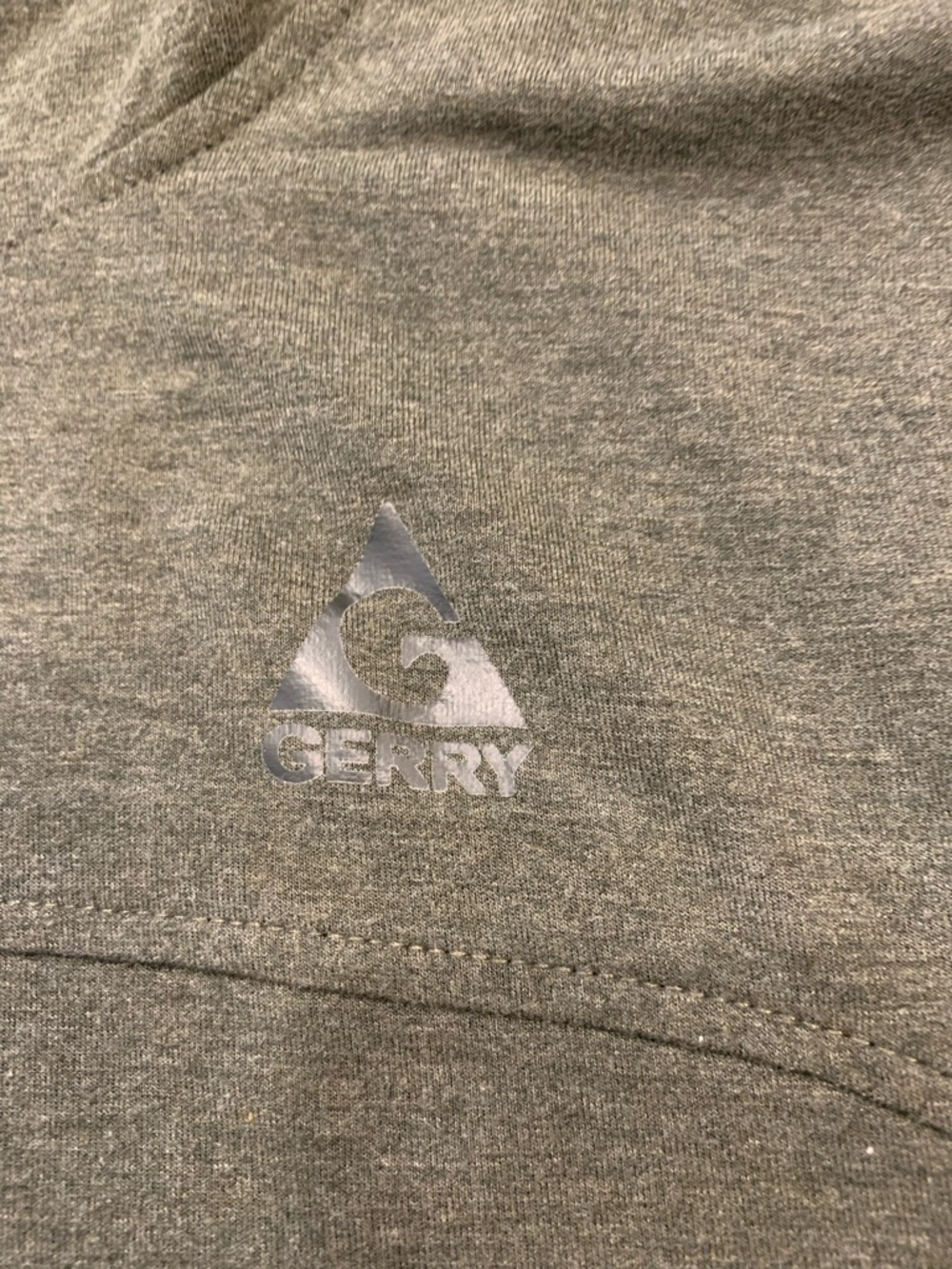 Gerry Men’s Lightweight Hoodie Heather Green EUC Gorpcore Athleisure Activewear - Picture 4 of 11